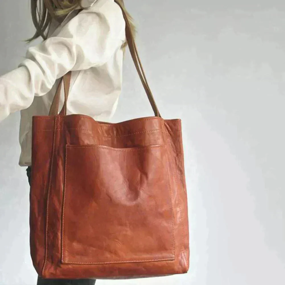 Sac à main cuir femme - Minimaliste - Spacieux – Image 4